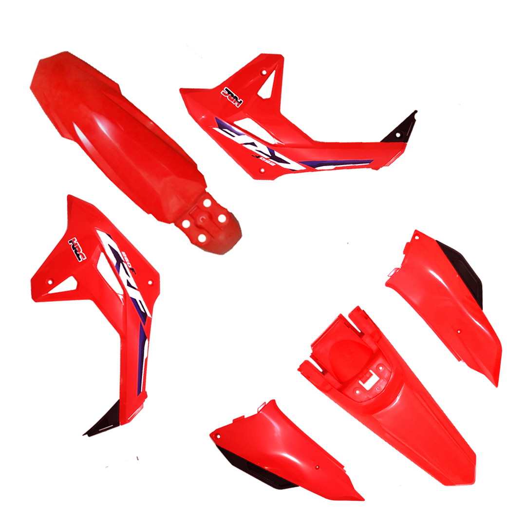 KIT PLASTICO F21 CRF250F AMX COM ADESIVOS