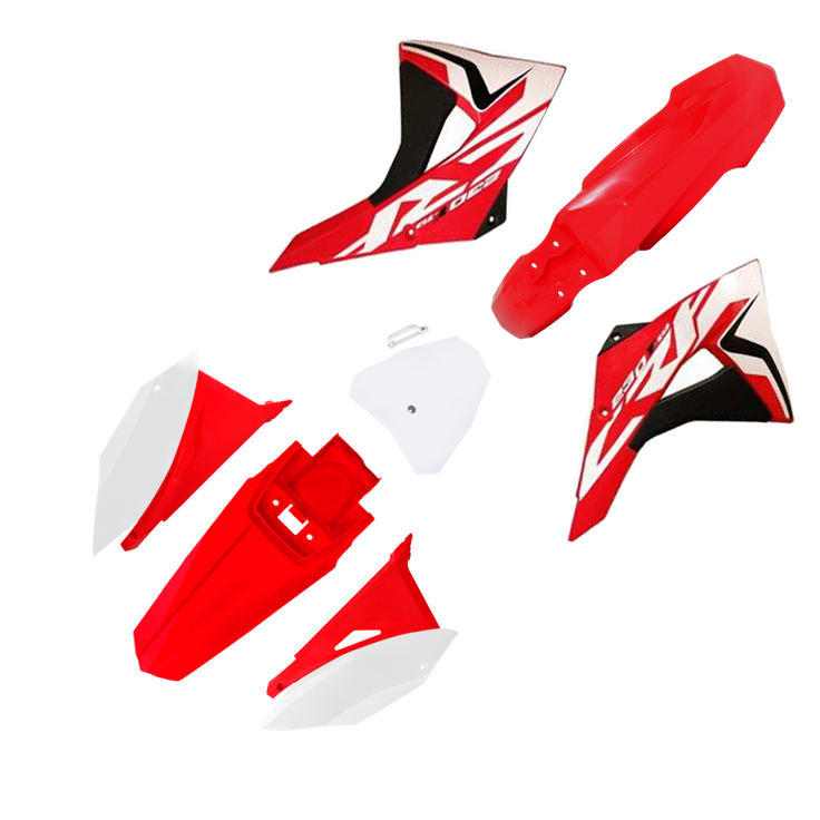 KIT PLASTICO NEXT CRF230F BIKER COM ADESIVOS