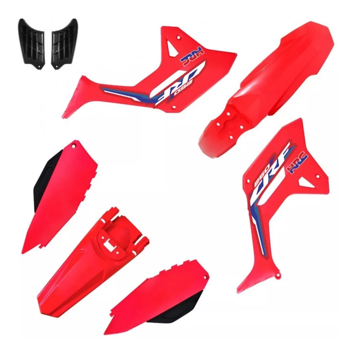 KIT PLASTICO RIDE CRF250F BIKER COM ADESIVOS