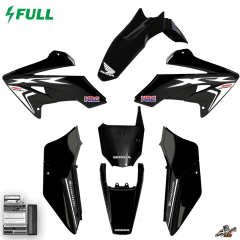 KIT PLASTICO SPORT TORNADO XR250 COM NUMBER PLATE AMX COM ADESIVOS ON ROAD