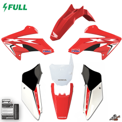 KIT PLASTICO SPORT TORNADO XR250 COM NUMBER PLATE AMX COM ADESIVOS ON ROAD