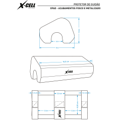 PROTETOR DE GUIDÃO XPAD CRF X CELL